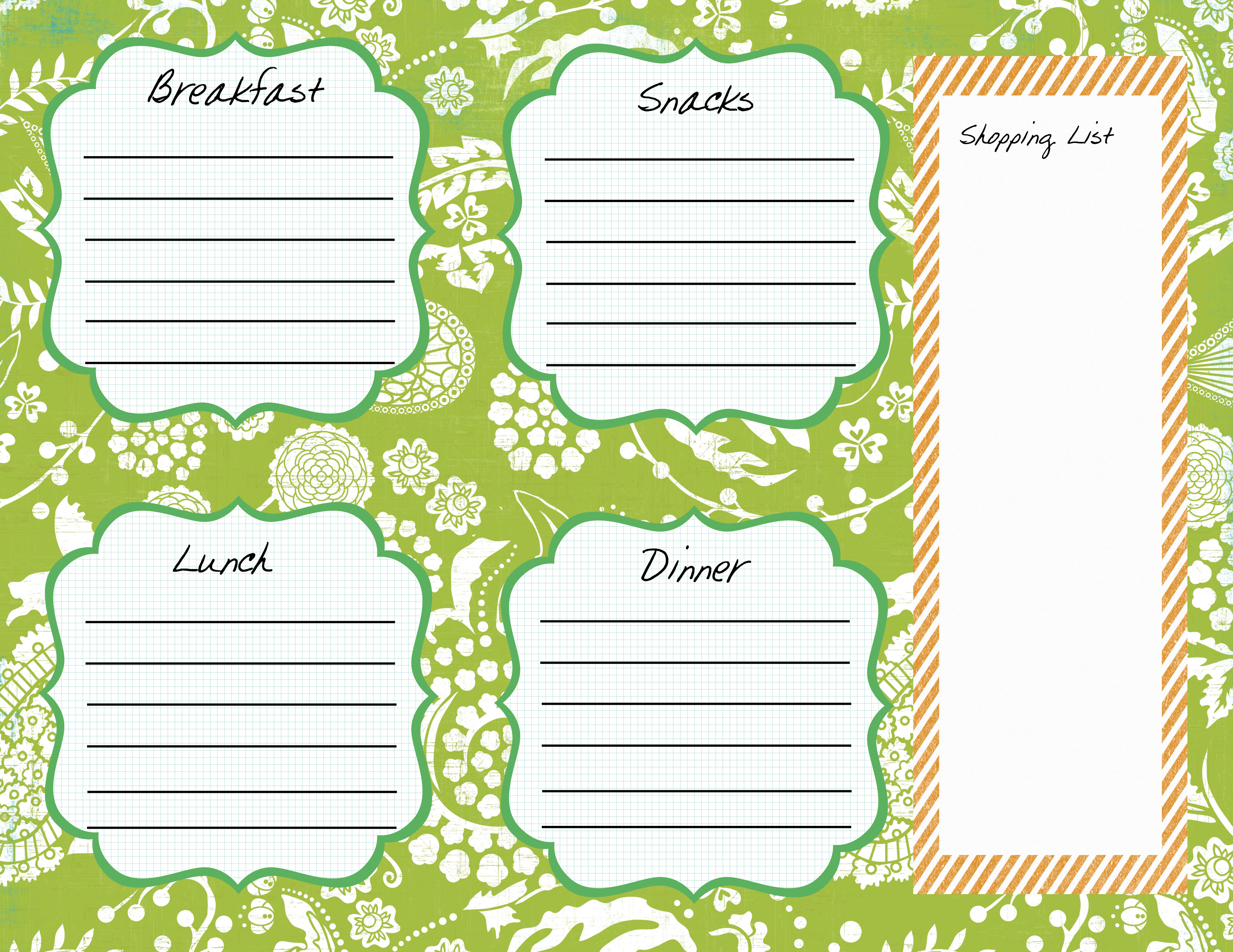 Chapter 16 Meal Planning Worksheet Answers